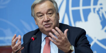 Le Secrétaire général des Nations Unies, António Guterres
