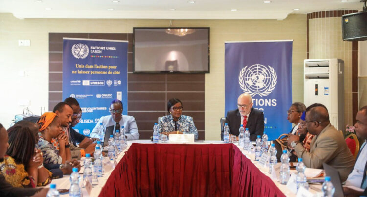 Vue d’ensemble des participants au dialogue stratégique entre la Coordonnatrice résidente du Système des Nations Unies et les organisations de la société civile.