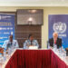 Vue d’ensemble des participants au dialogue stratégique entre la Coordonnatrice résidente du Système des Nations Unies et les organisations de la société civile.