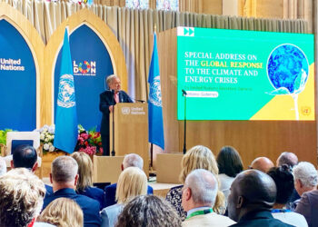 Le Secrétaire général des Nations unies, António Guterres