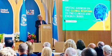 Le Secrétaire général des Nations unies, António Guterres