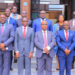Les délégations du Groupe de la Banque africaine de développement et de la CEEAC lors de la mission de dialogue technique tenue à Libreville, au Gabon.