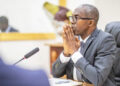 Le ministre de l'Economie et des Finances, Thierry Minko