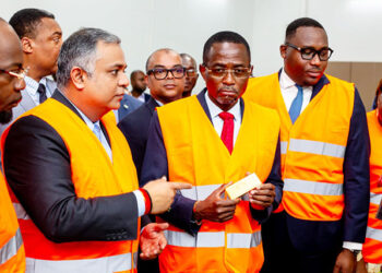 Le ministre des Mines, Sosthène Nguema Nguema