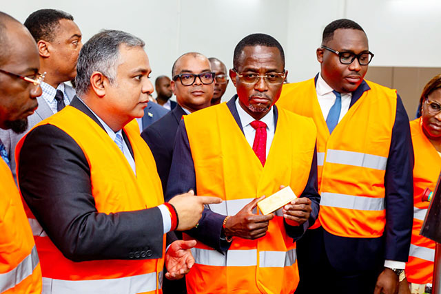 Le ministre des Mines, Sosthène Nguema Nguema