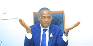 Le ministre des Mines, Sosthène Nguema Nguema